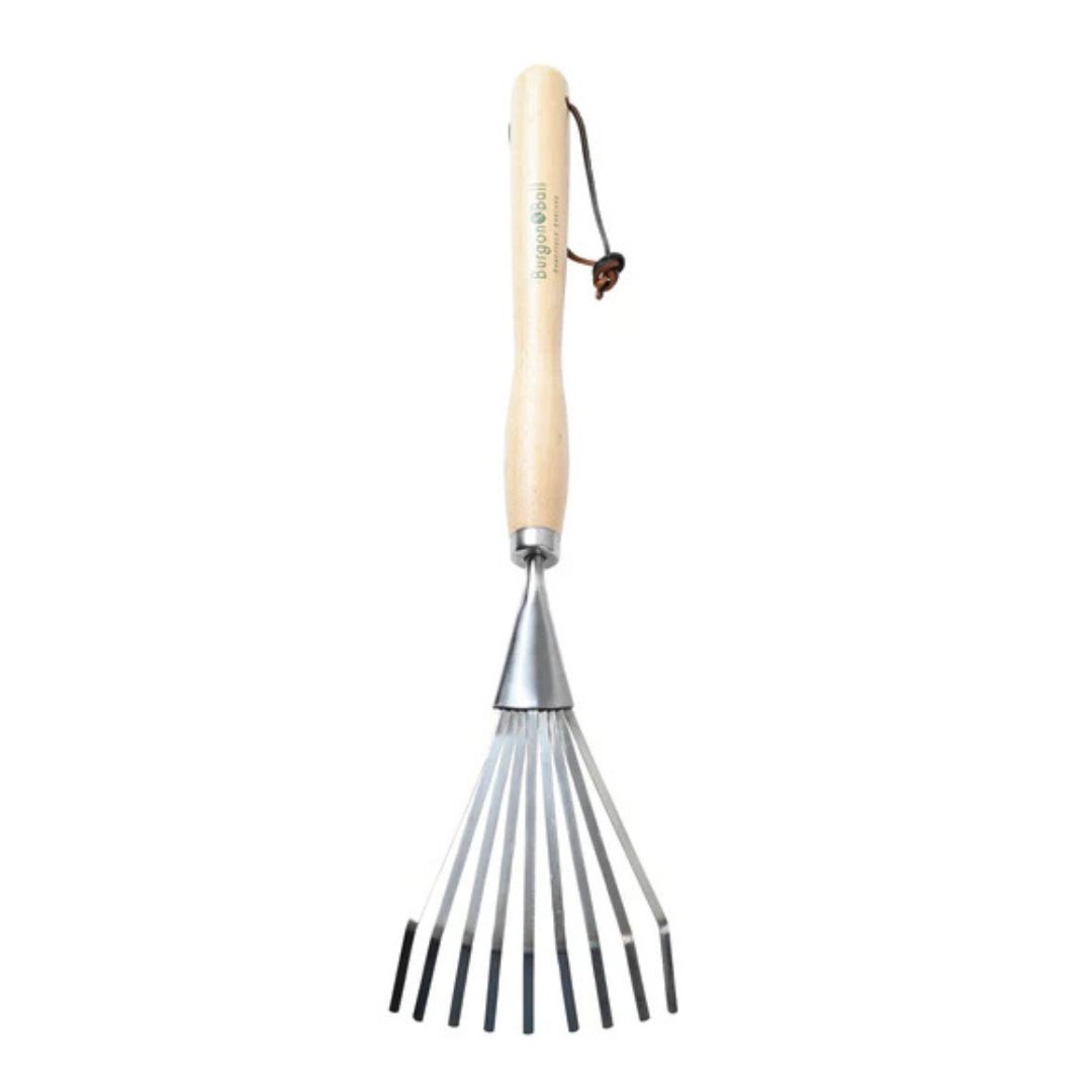 Mid-Handled Shrub Rake – Burgon & Ball – 16″